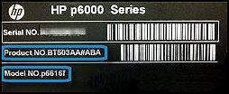 hp label